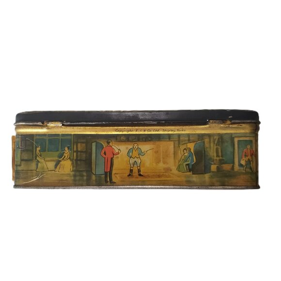 Vintage Tin Box Dulcet Confectionary English Lithograph Ad - Picture 6 of 16
